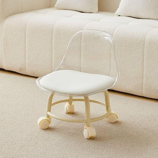 Acrylic 360° Rotatable Transparent Chair