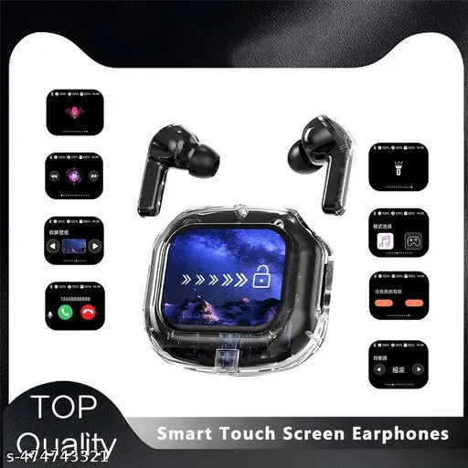 Ultrapods LCD Screen Earbuds 12 hours playtime bluetooth wireless headphones earphone bluetooth headset